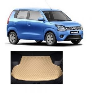 Trunk/Boot/Dicky PU Leatherette Mat for Wagon R - beige